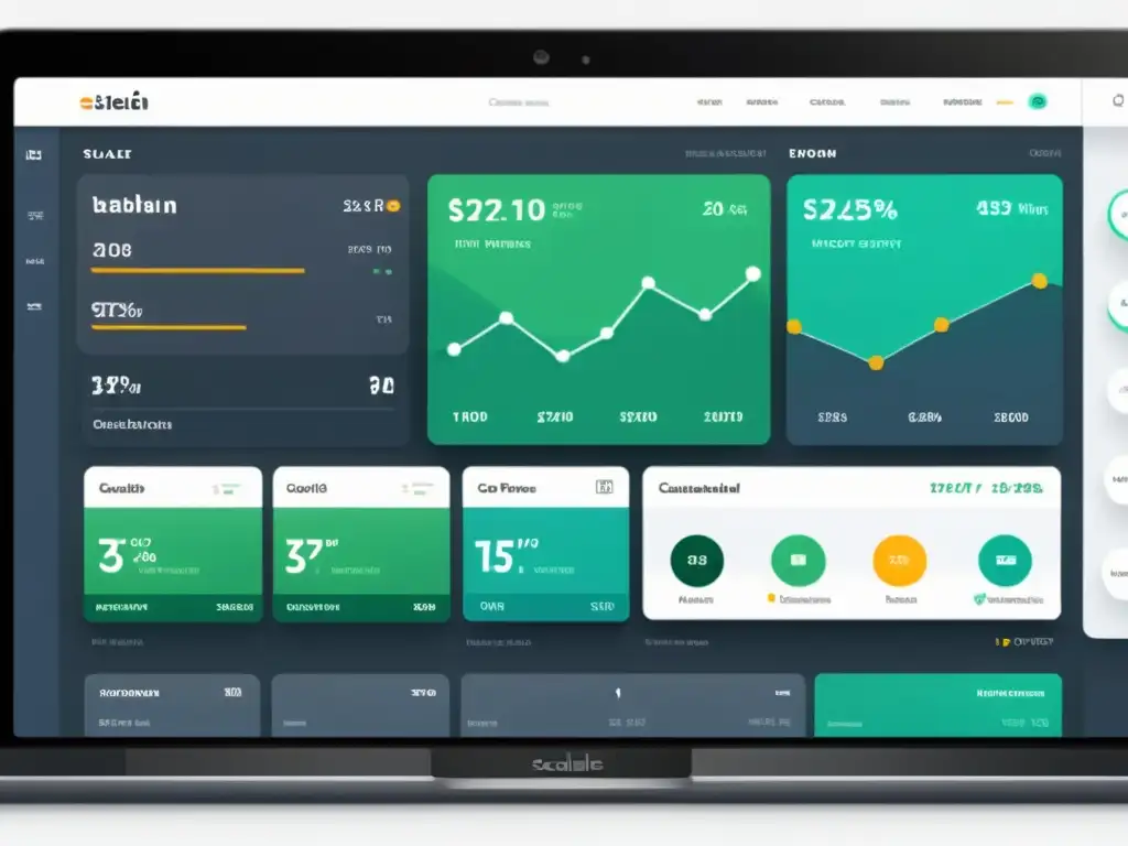 Panel de control de comercio electrónico de alta gama y eficiente Un dashboard de comercio electrónico moderno y elegante con solución escalable para múltiples tiendas online, eficiente y profesional