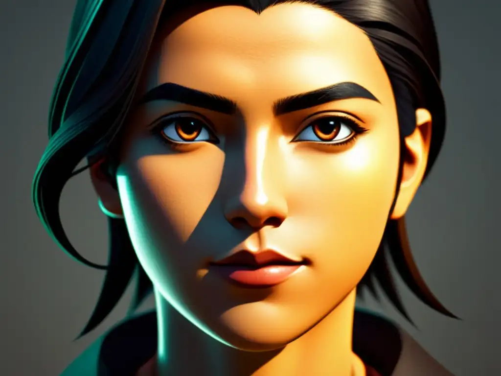 Detalles artísticos de personaje de videojuego indie Detalles increíbles de un personaje de juego indie en arte minimalista