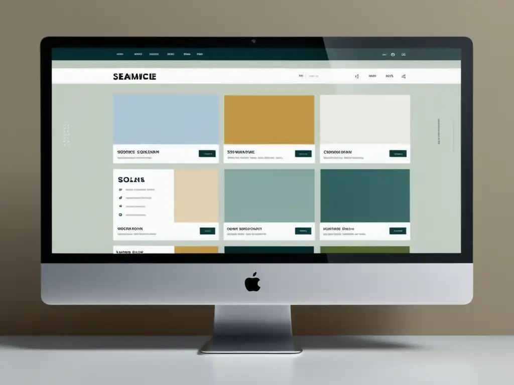 Solución escalable: Múltiples tiendas online en un solo vistazo Varias tiendas online en una pantalla de ordenador, mostrando la solución escalable para múltiples tiendas online de AmeriCommerce